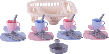 Service de Cavallino avec rack de lave-vaisselle rose, 30dlg.