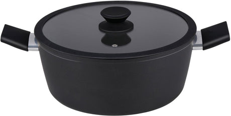 Alpina keramische kookpan ø28 cm – inductie kookpot met keramische antiaanbaklaag – soeppan - pan met deksel