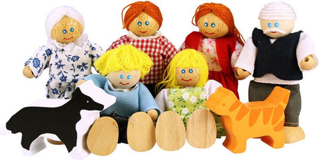 Famille de maisons de poupées en bois Bigjigs