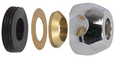 Écrou de compression Kirchhoff ms - chromé - 1 2 x 10 mmq