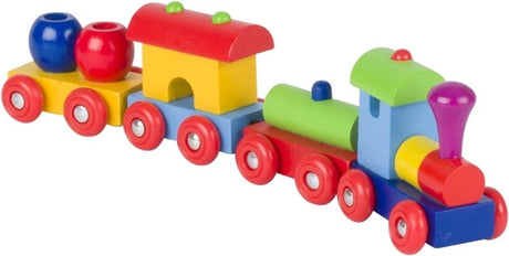 Train Goki - Pérou - 25x4x6,5cm - avec couplage magnétique - 2 ans