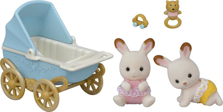 Sylvanian Families 5432 Ensemble de lapins jumeaux en chocolat
