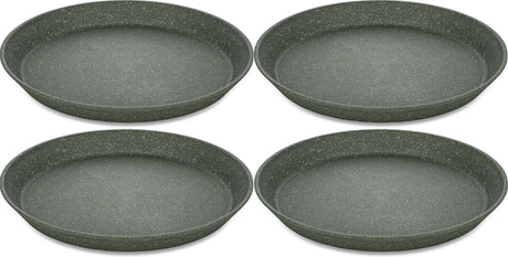Koziol assiette ronde, 20,5 cm, lot de 4, bio, gris cendré - | plaque de connexion