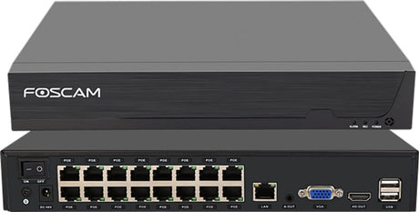 Foscam FNA216HE, 16 canaux 4k 8MP Poe nvr