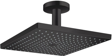 Douche de tête Hansgrohe raindance e 300 1jet avec raccordement au plafond noir mat