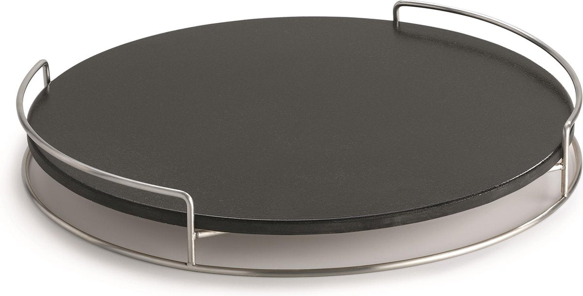 Ensemble pierre à pizza Lotusgrill xl - ø390mm