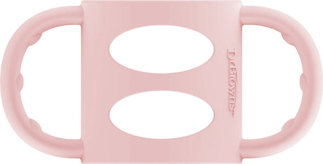 Poignée en silicone Dr. Brown's - pour flacon à col étroit - rose