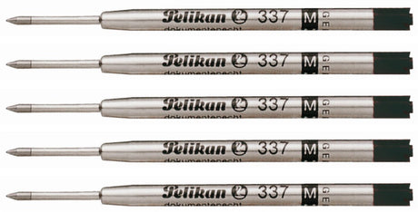 Pelikan recharge pour stylo à bille 337 moyen noir 5 pièces