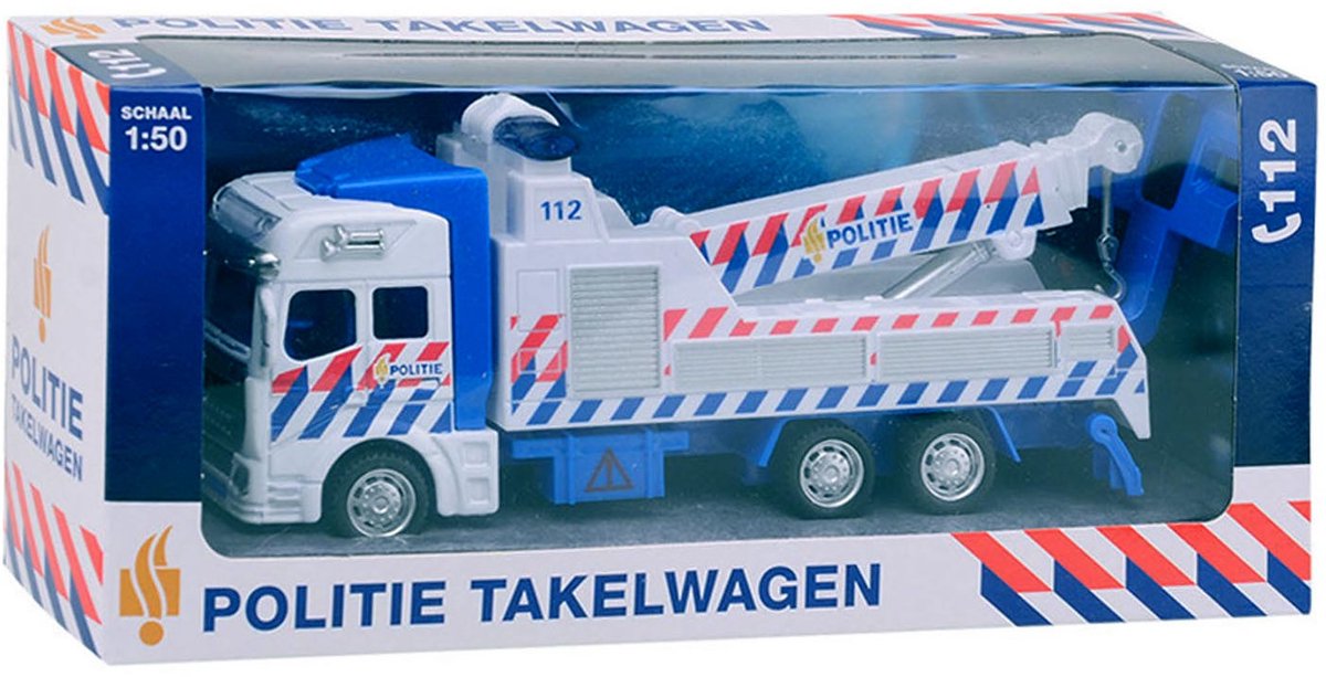 Dépanneuse de police à retrait Johntoy 1-1-2
