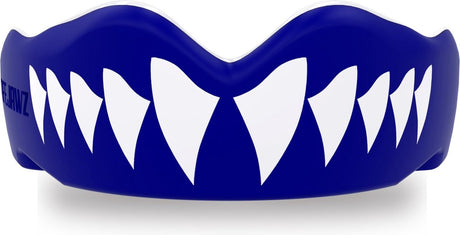Safejawz protège-dents extro-série requin bleu blanc senior