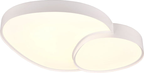 Trio Rise - plafonnier - blanc mat - incl. 1x SMD 45w - variateur intégré - fonction mémoire - couleur de lumière réglable