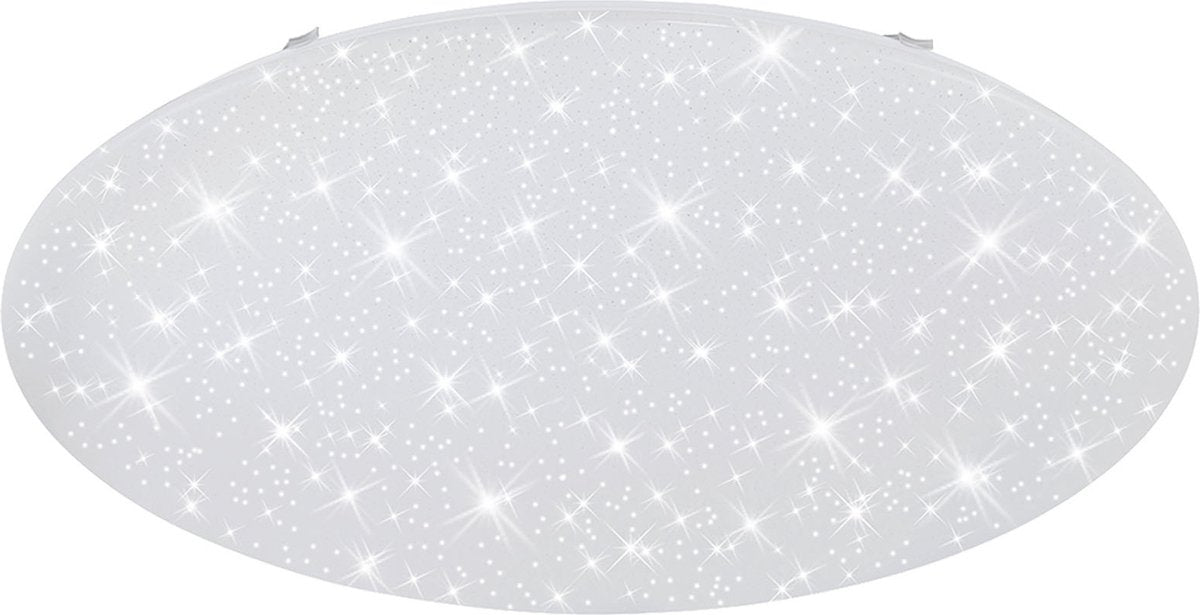 Verbe Briloner - Plafonnier LED - incl. télécommande - contrôle de la température de couleur CCT - variable via télécommande - fonction veilleuse - IP20 - 25 000 heures de fonctionnement - ø76 x 12,5 cm