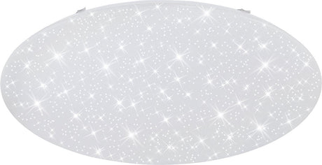 Verbe Briloner - Plafonnier LED - incl. télécommande - contrôle de la température de couleur CCT - variable via télécommande - fonction veilleuse - IP20 - 25 000 heures de fonctionnement - ø76 x 12,5 cm
