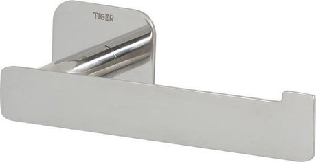 Col Tigre - Porte-rouleau WC sans rabat - sans perçage - Porte-rouleau WC autocollant - Inox poli