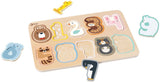 Puzzle de figurines en bois du monde classique, jouets éducatifs, 10 pièces.