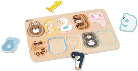 Puzzle de figurines en bois du monde classique, jouets éducatifs, 10 pièces.