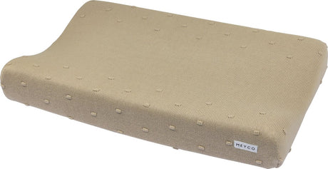 Housse de matelas à langer Meyco baby mini noeuds - sable - 50x70cm