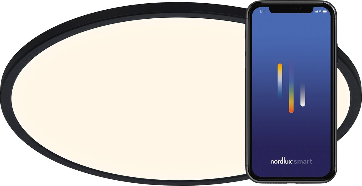 Nordlux oja 42-plafonnier-smart-ip20-noir