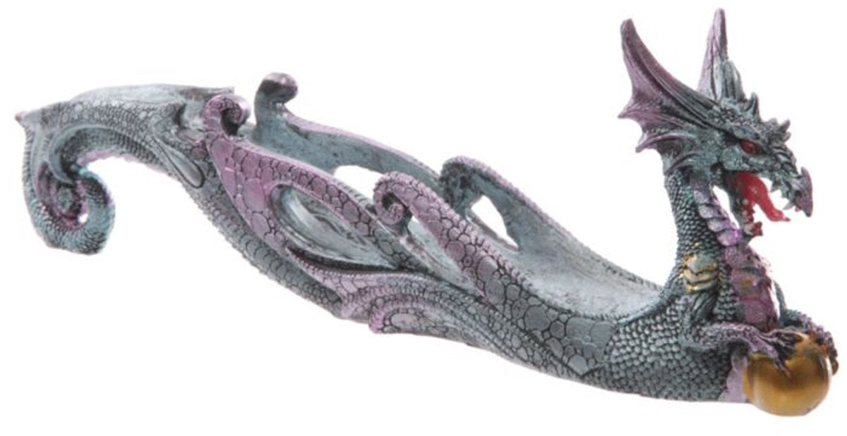 Porte encens dragon légendes sombres