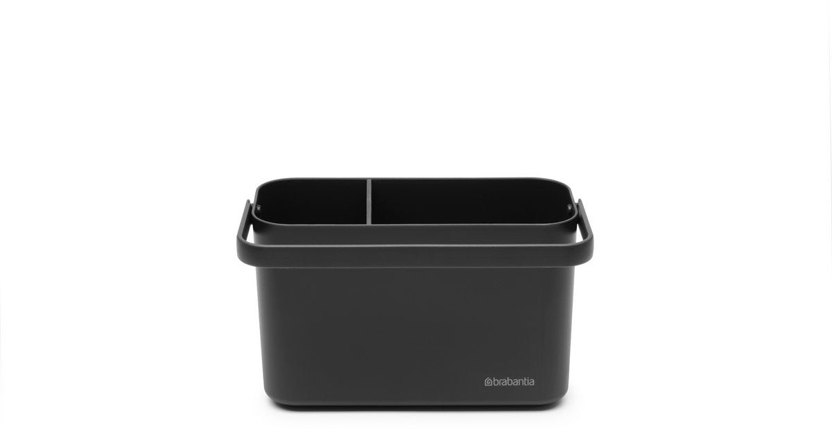Organisateur de comptoir pour évier Brabantia - avec porte-torchon - gris foncé