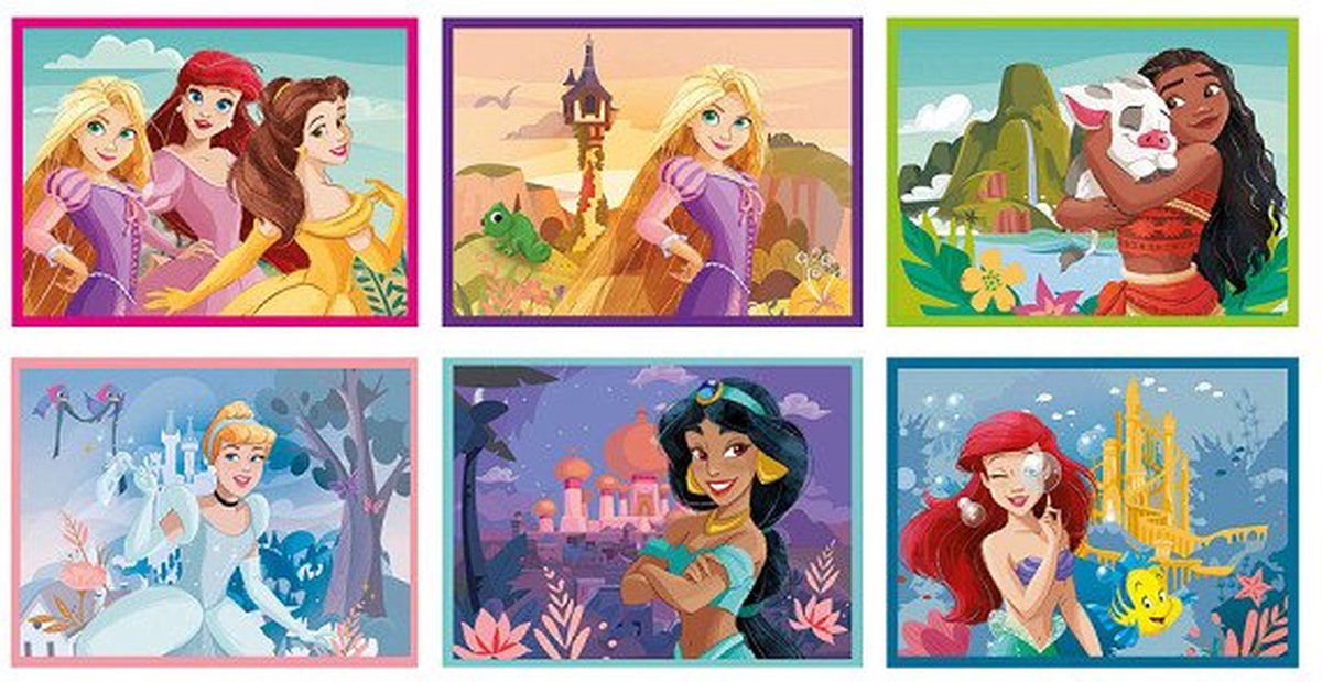 Clementoni Block Puzzle Disney Princess, 12e.