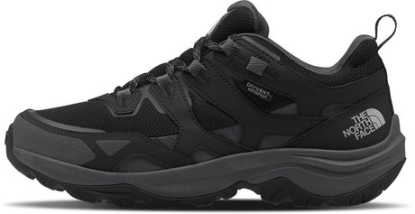 The north face m hedgehog 3 wp chaussures de randonnée pour hommes - noir tnf - gris asphalte
