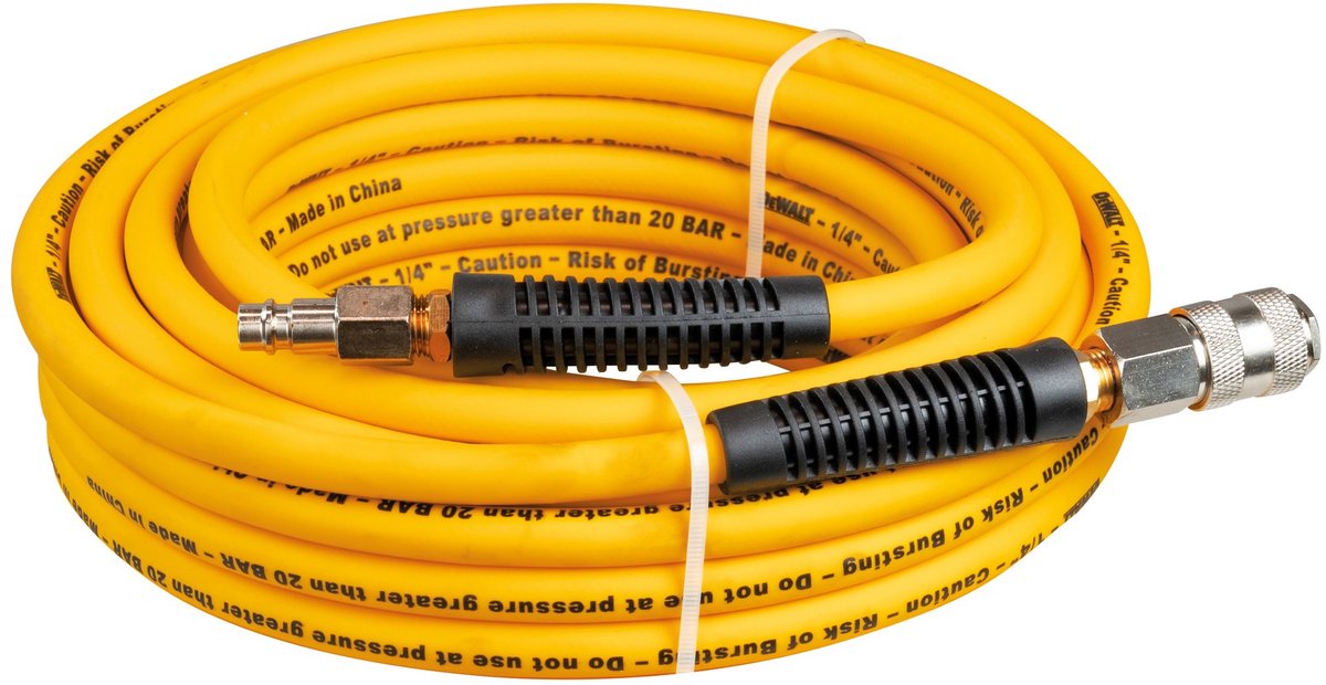Tuyau d'air en PVC Dewalt 5 mètres (max 20 bar)