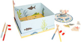 Small foot - jeu de canne à pêche en bois - 4 joueurs