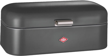 Boîte à pain Wesco Grandy | 10 litres - taille l | métal - graphite mat | rangement cuisine