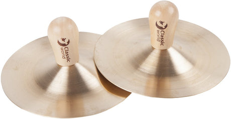 Cymbales pour instruments de musique Classic World Edu (9 cm) pour enfants, 2 pièces. - université