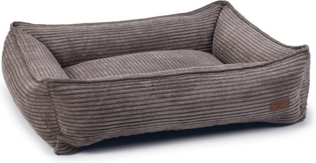 Designed by lotte ribbed - lit pour chien - marron - 80x70x22 cm