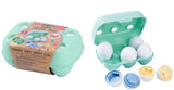 Trieur de formes d'œufs arc-en-ciel Playgo - 13 pcs.