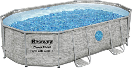 Bestway - power - acier - ensemble piscine - 488x305x107 - cm
