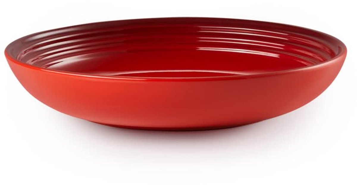 Assiette creuse Le creuset - rouge cerise - ø 22 cm
