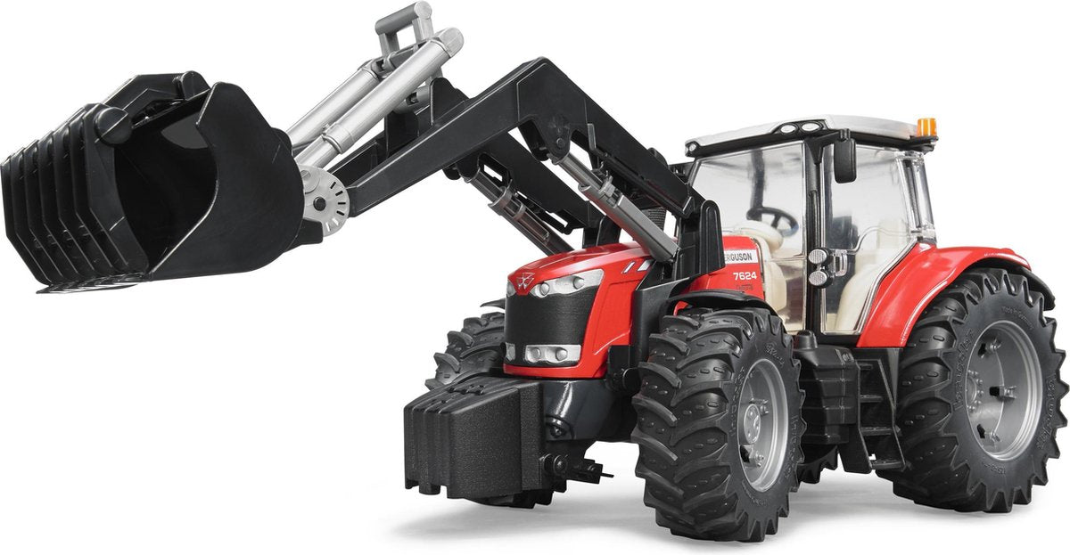Bruder - massey ferguson 7624 avec chargeur frontal (br3047)