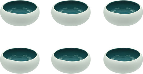 Médard de noblat - oslo pacific - petit bol 12 cm - 6 pièces - grès