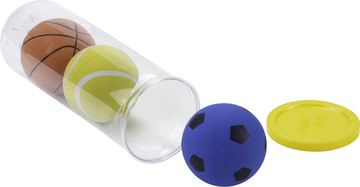 Balles à rebond élevé Engelhart ø6cm 3 pièces en tube