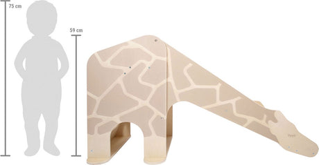 Petit pied - girafe girafe girafe en bois en bois
