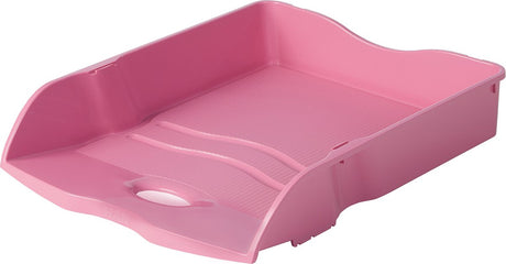 Corbeille à courrier Han - re-loop - 259 x 351 x 63 mm - rose - empilable et emboîtable - 100% recyclé - 6 pièces - ha-10298-956-d