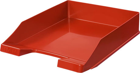 Corbeille à courrier Han a4 rouge, boîte de 10 pièces.