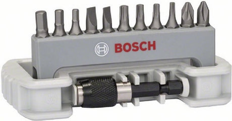 Jeu d'embouts de tournevis Bosch 11 pièces avec porte-embouts