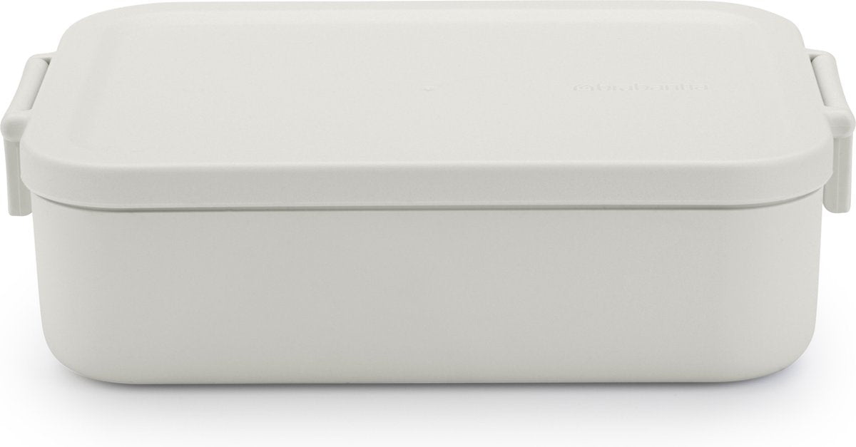 Brabantia boîte à lunch faire prendre gris clair moyen | 2 pièces