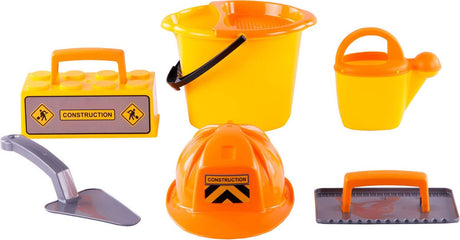 Cavallino Brick Bucket Ensemble avec outils et casque, 6DLG.