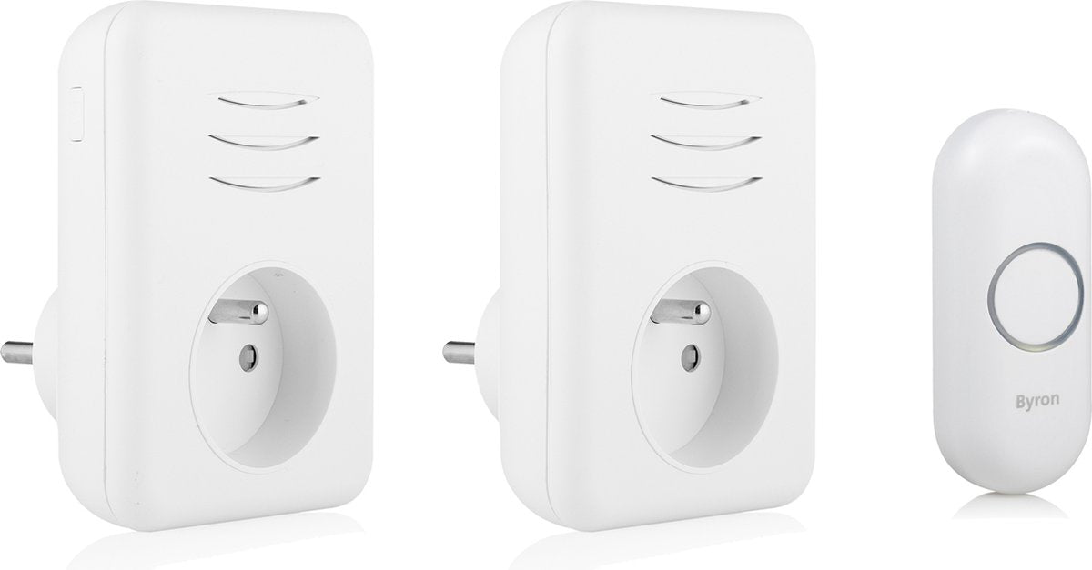 Byron gong – plug – transit – broche terre – 2 x 150 m – blanc