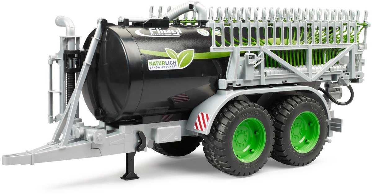 Bruder Fliegl Trailer avec baril et injection