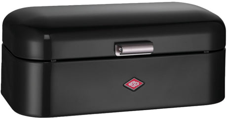 Boîte à pain Wesco Grandy | 10 litres - taille l | métal - noir | rangement cuisine