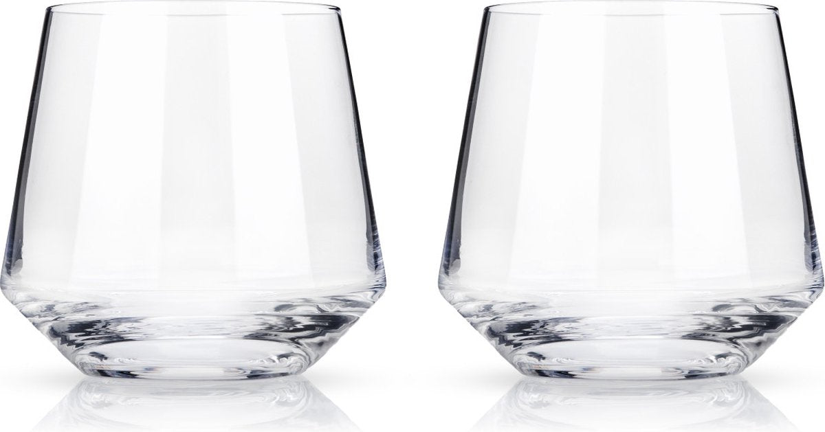 Verre à cocktail Viski raye - cristal - 354ml - 2 pièces