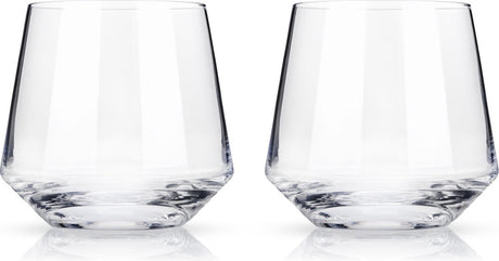 Verre à cocktail Viski raye - cristal - 354ml - 2 pièces