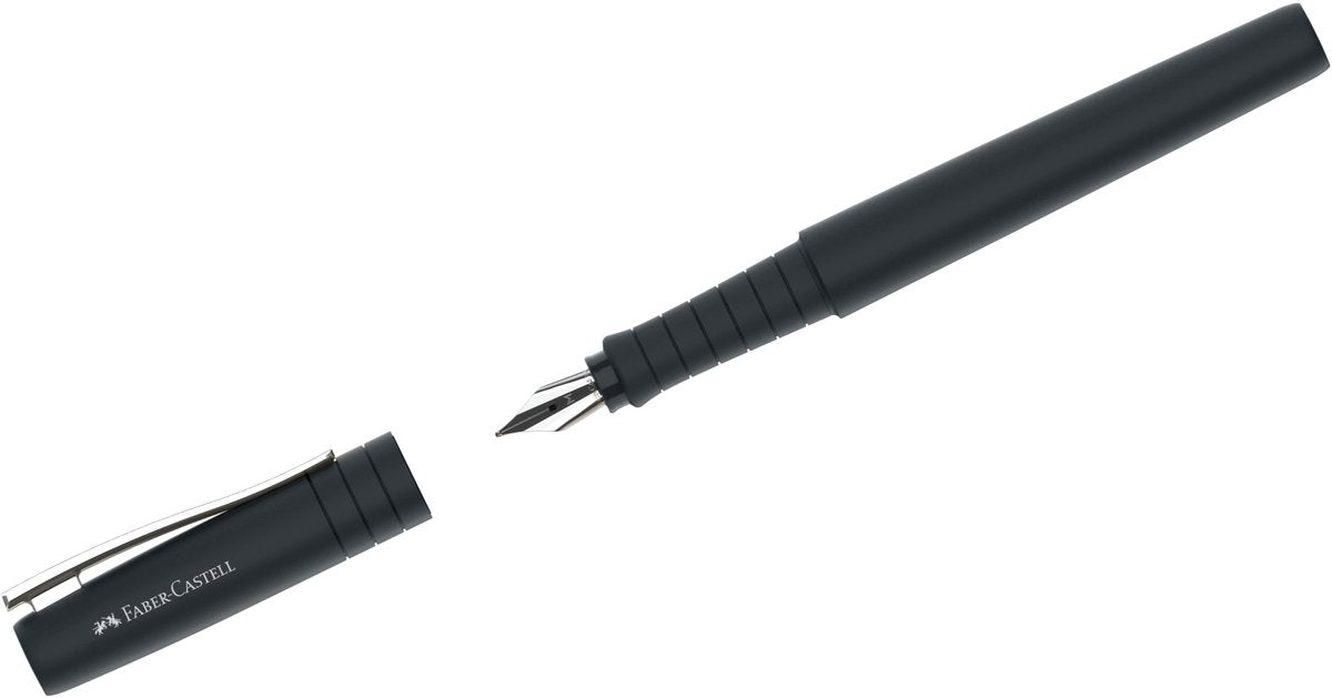 Stylo plume Faber-castell - stylo poly - plume f - noir - fc-241006