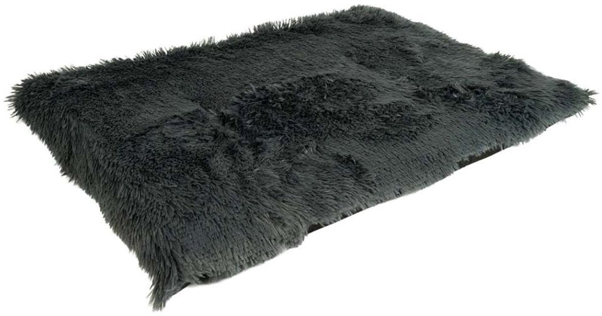 Duvo plus snug - coussin de banc - xxl - 122x76x7cm - gris foncé - lavable